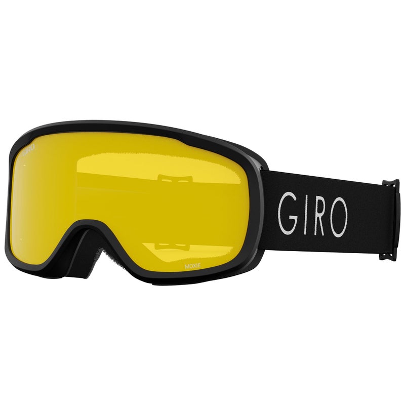 GIRO نظارات التزلج والتزلج على الجليد للنساء والشباب من جيرو - حزام أسود خفيف مع عدسات ذهبية/صفراء - Image 4